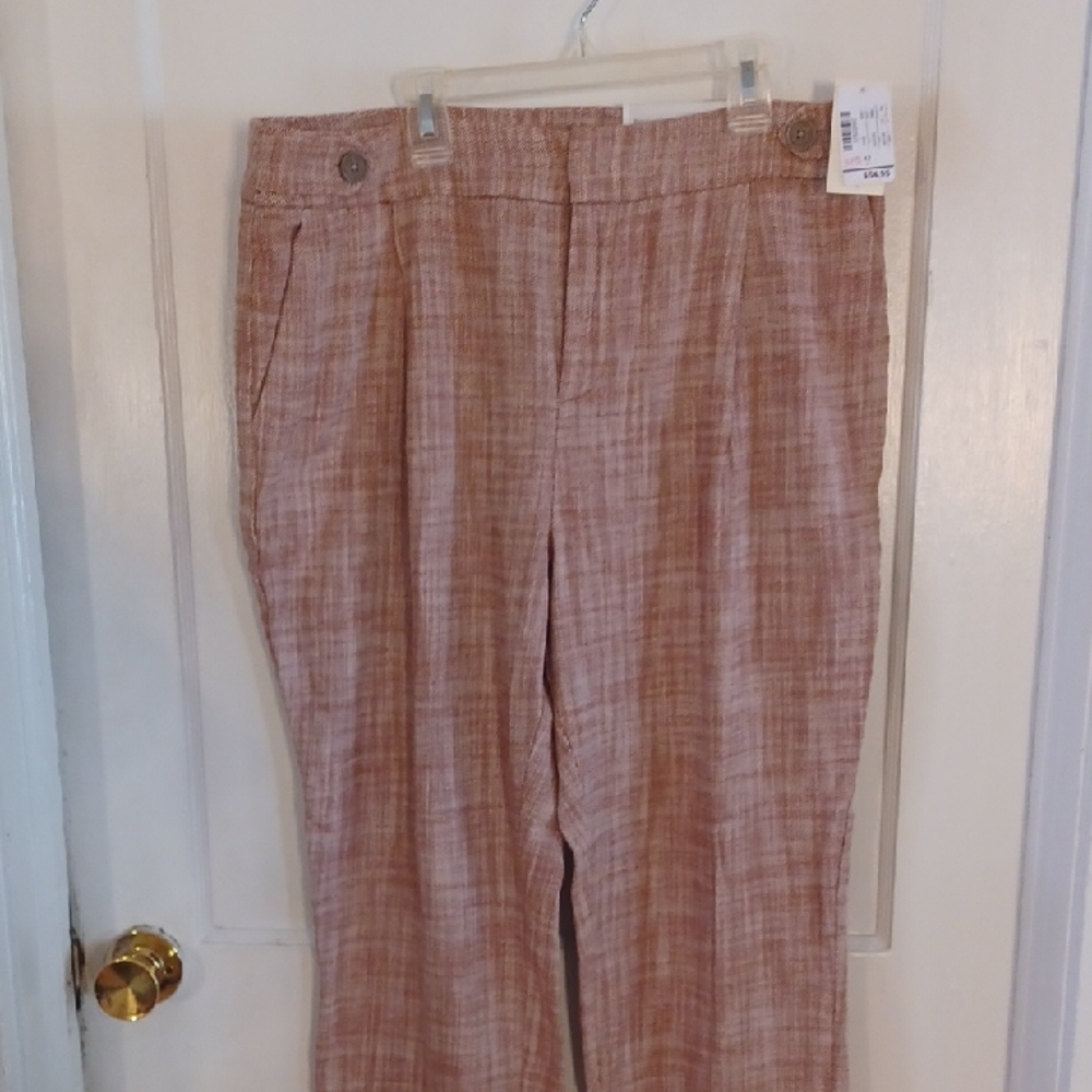 Christopher & Banks Brown Trousers Size 12 100 Percent Cotton